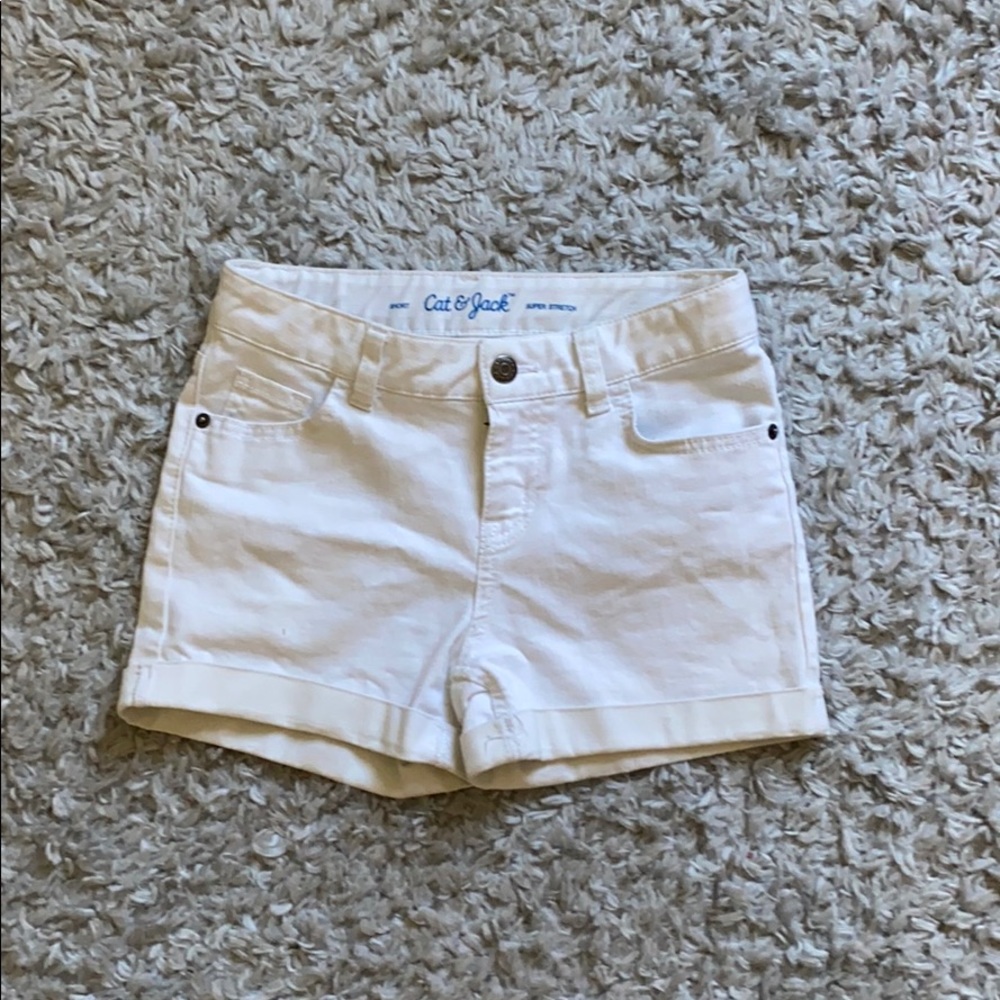 Cat and Jack White Shorts
